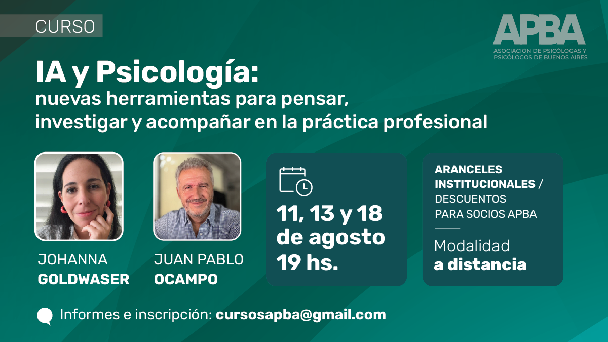 IA y psicologúa curso